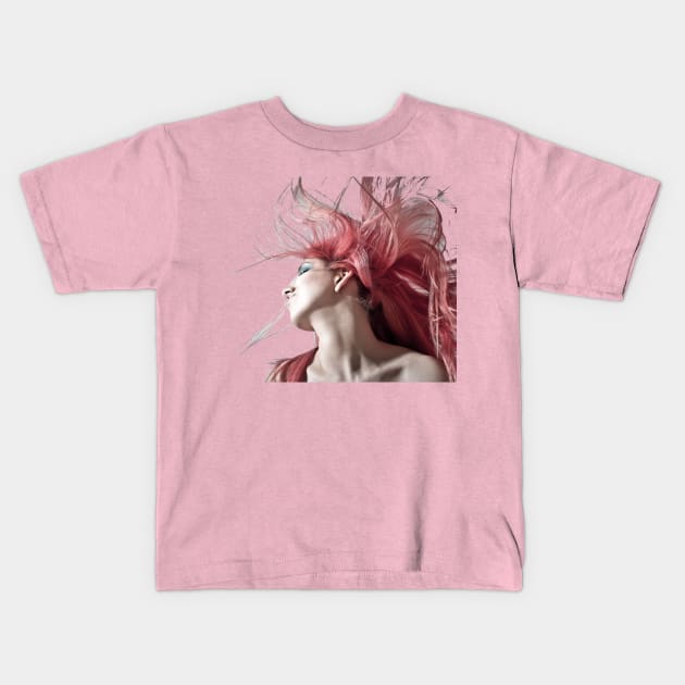 Fashion Girl Kids T-Shirt by perfect x Shopping